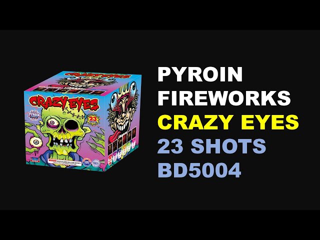 BD5004 fireworks manufacture crazy eyes 23shots 500g cake the one you can't miss