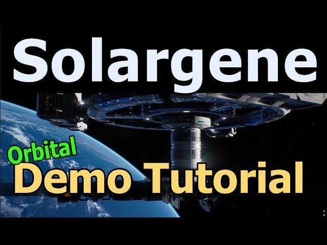 Demo Tutorial Walkthrough and Problem Solving | Solargene (Colony Station Management game)
