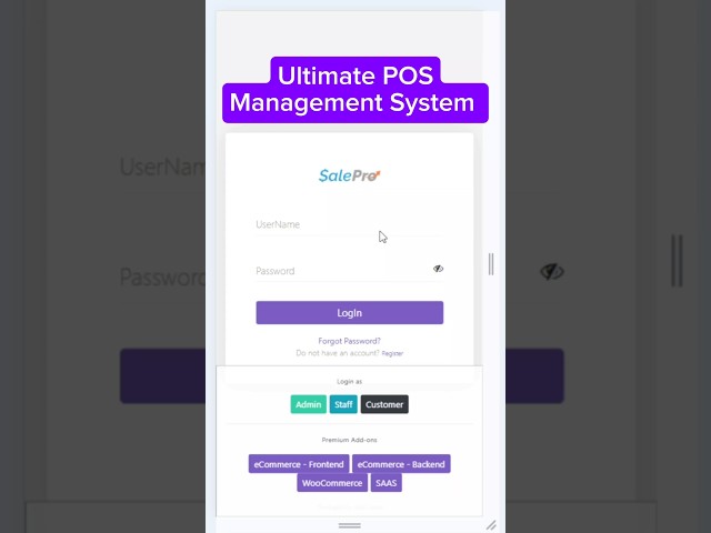 Stop Monthly Fees! 🛑  Ultimate POS Management System Pro + POS Full #POS