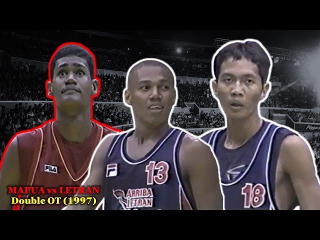 Kerby Raymundo NCAA Debut | Willie Miller 2nd year | Mapua vs Letran 1997 2OT Game Highlights