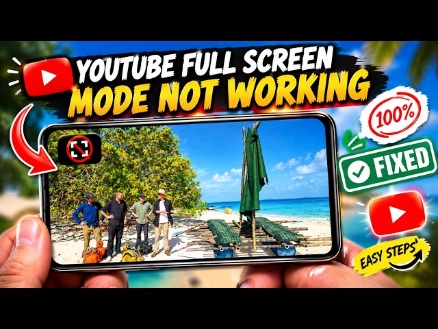 YouTube Videos Won’t Go Full Screen? 😳 Try This EASY Fix!