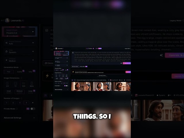 Creating Artwork for AI Videos in Leonardo #texttoimageai