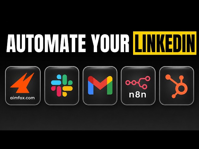 HubSpot, Slack and n8n Fully Automated LinkedIn Pipeline Tutorial (Aimfox Edition)