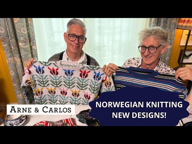 Norwegian Knitting Patterns Inspired by Traditional Weaving | ARNE & CARLOS x Rowan