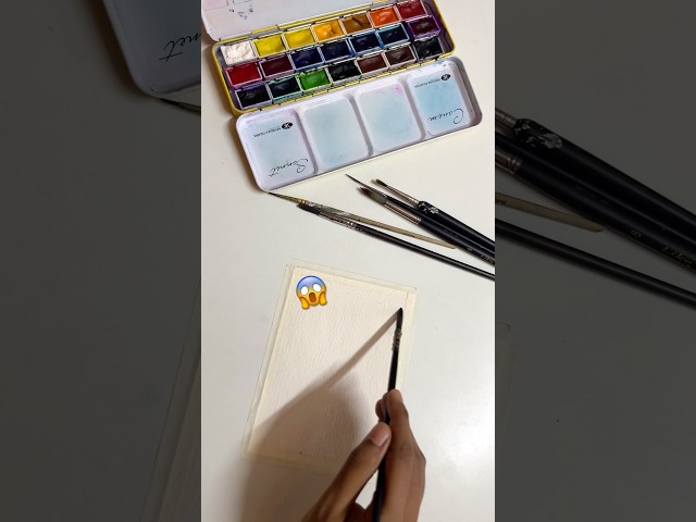 Step by step painting for beginner 😱 #shorts