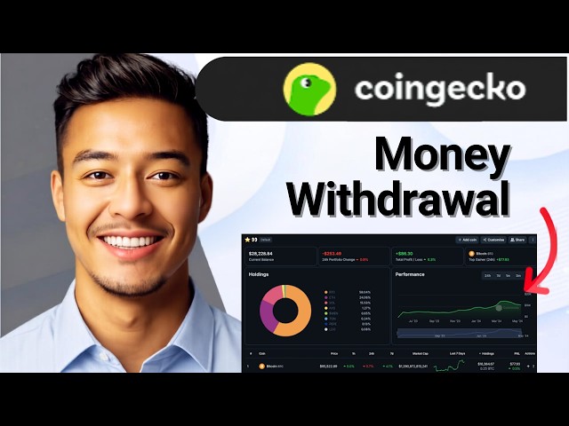 How To Withdraw Money From CoinGecko