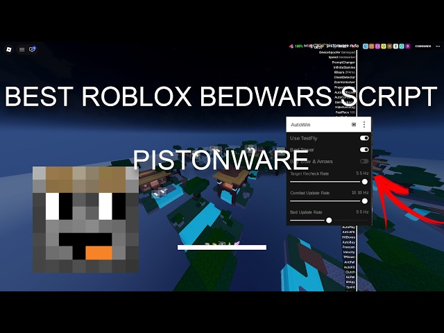 Using AUTOWIN with the best bedwars script (pistonware)