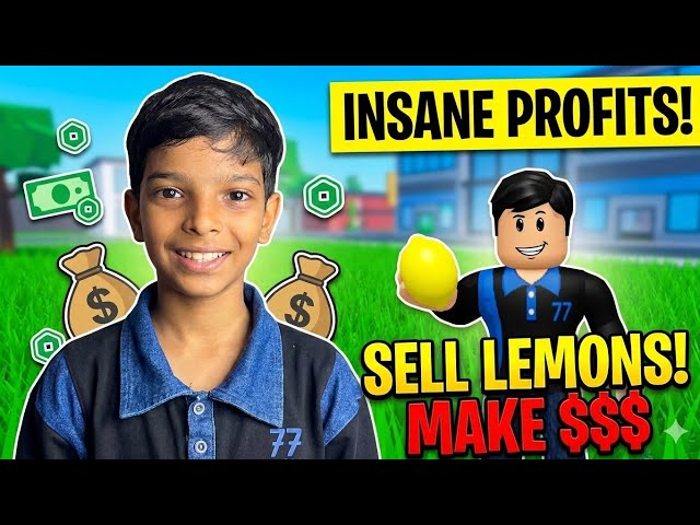 I Became The #1 Player In Roblox Sell Lemons! 🍋 @sadimkhan03 