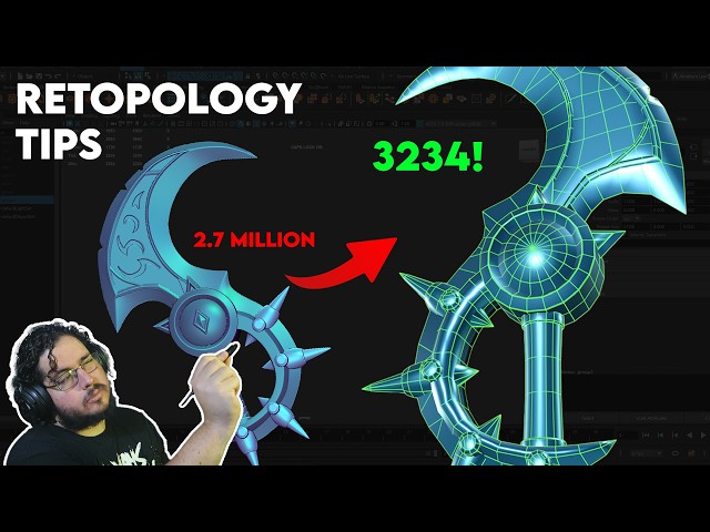 5 Retopology Tips to Make your Life Easier