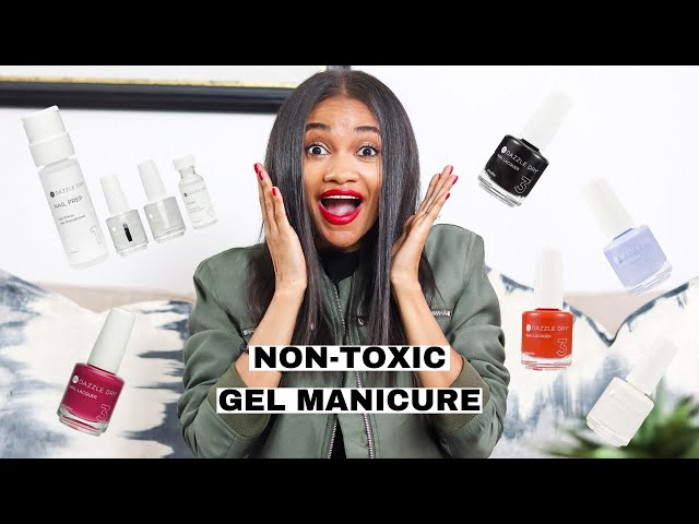 DIY NON-TOXIC GEL MANICURE // Dazzle Dry Nail Polish - NO UV LAMP does it work?