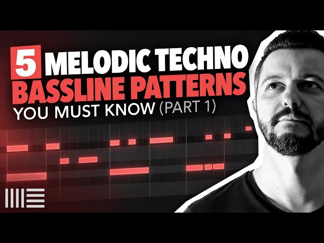 🔴 5 MELODIC TECHNO BASSLINE PATTERNS (PART 1) | ABLETON LIVE