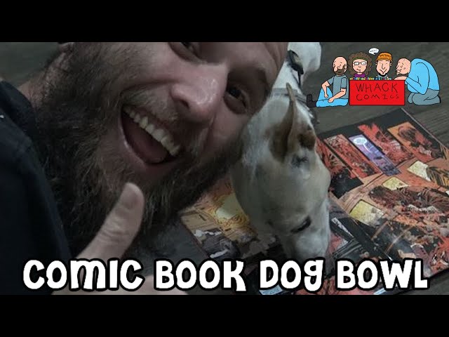 Comic Book Dog Bowl