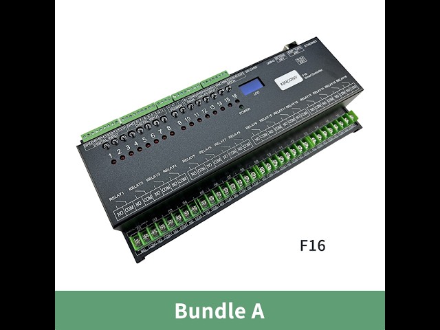 KinCony F16 ESP32 Board + QLC+: DMX512 Relay Control Demo
