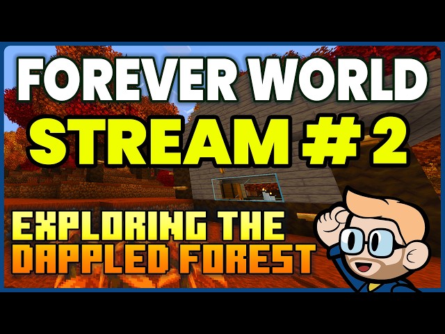 Exploring the Dappled Forest and Surviving! Minecraft Java Survival Forever World Stream #2