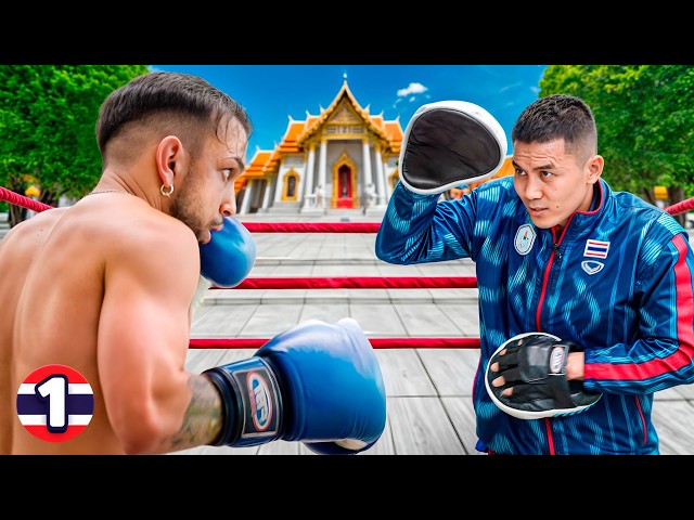 I trained with a Thai Olympic Boxer