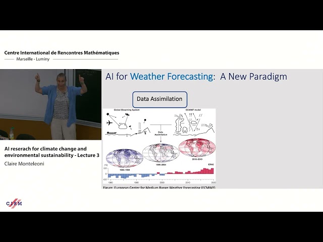 Claire Monteleoni: Machine learning for climate change - Lecture 3