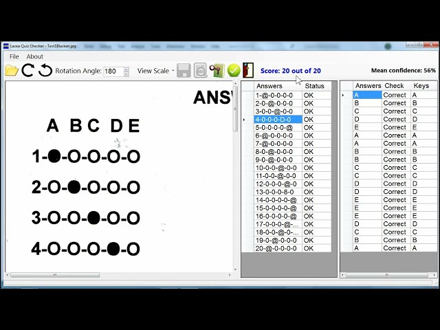 Student Test Checking System