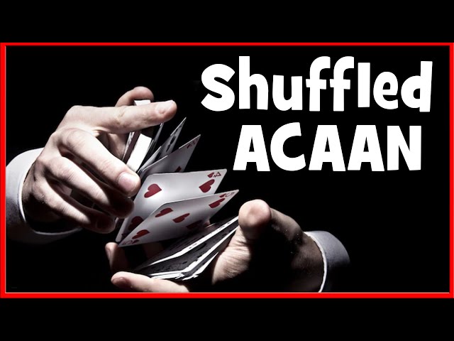 Shuffled ACAAN  Card Trick with Tutorial - Any Card At Any Number Berglas Effect