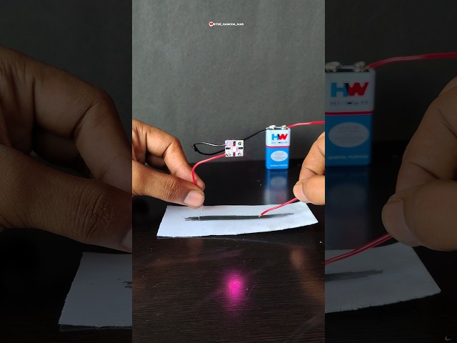 Graphite Conducting Electricity Experiment🤯 #science #experiment