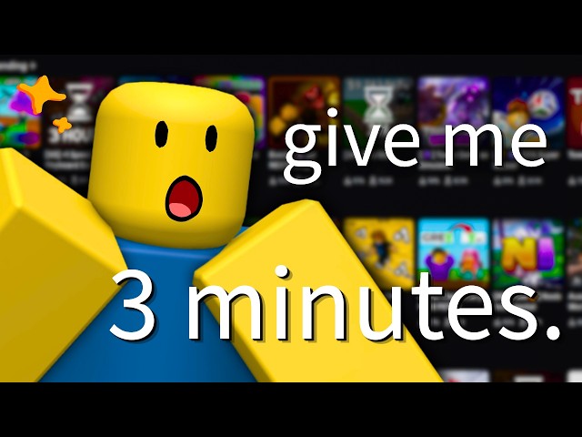 Give Me 3 Minutes, I'll Fix Your Roblox Boredom