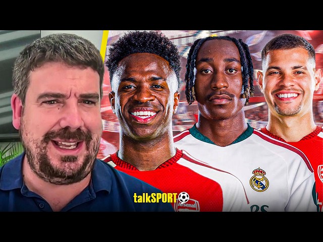 "NOT FANCIFUL!" Alex Crook REVEALS LATEST on Vinícius Júnior to Arsenal & Bruno Guimarães LINK!