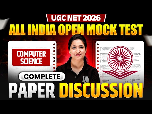 UGC NET Computer Science 2026 | All India Open Mock Test | Complete Paper Discussion | JRF Target