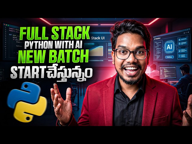 Full Stack Python Development with AI | PythonLife New Batch | Python + AI 2027 | PythonLife