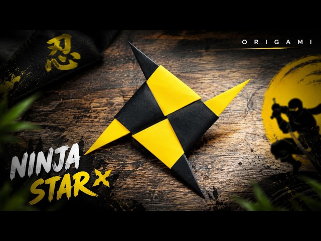 How to Make an Origami Ninja Star ⭐ | Easy Paper Shuriken Step By Step