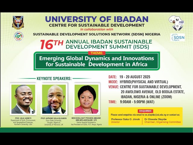 16th Annual Ibadan Sustainable Development Summit (ISDS) - Day 2