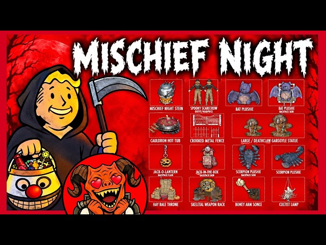 Phase 4: Mischief Night Event Fallout 76 guide walkthrough livestream Pint-Sized Phantoms Slasher