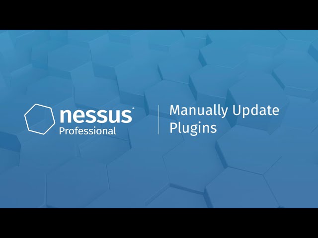 Manually Update Plugins in Nessus Professional