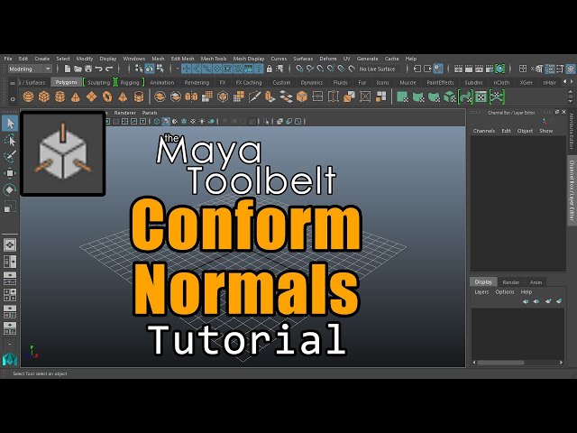 The Maya Toolbelt - Conform Normals (Maya 2023)