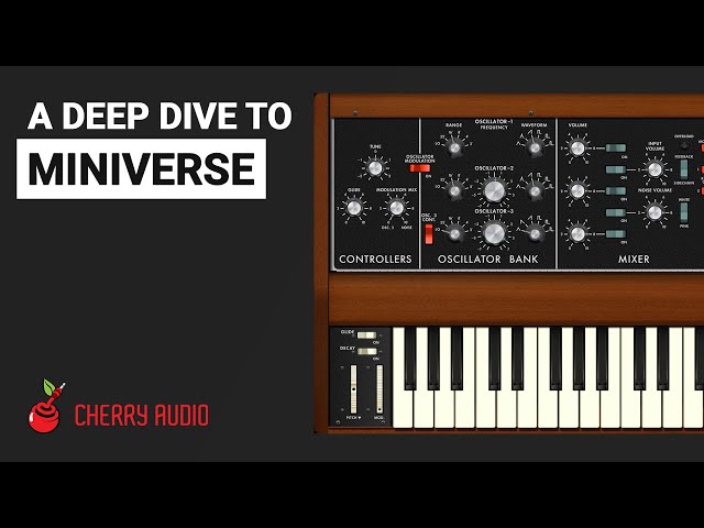 MINIVERSE from Cherry Audio, complete deep dive guide tutorial