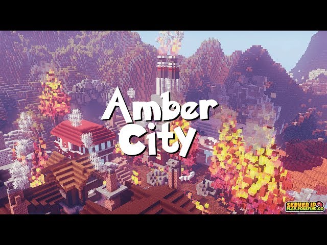 [360°] Minecraft | PokéFind - Amber City (Kyoto Region)