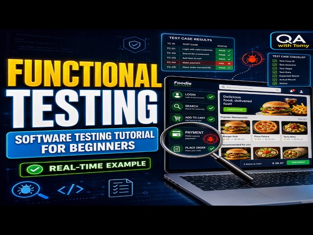 Functional Testing for Beginners | Explained with Real-Time Example