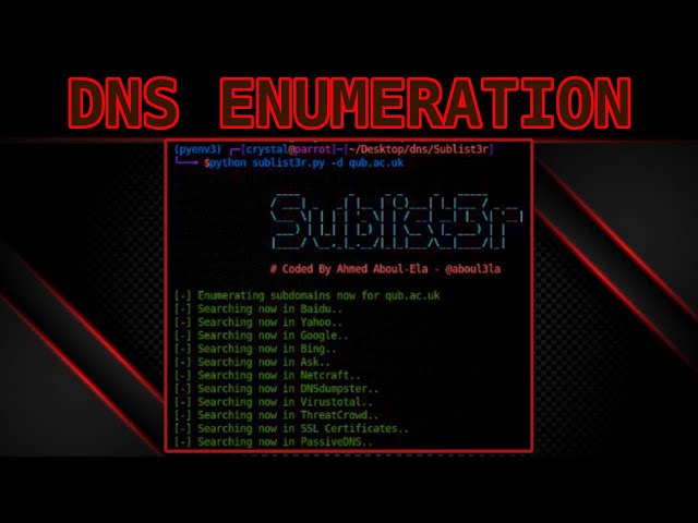 DNS Enumeration - Pentesting Tutorials