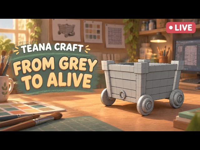 Stylized Wooden Cart Texturing in Substance Painter | Pixar Style Live