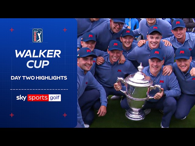Great Britain and Ireland stage DRAMATIC late comeback to beat USA! | Walker Cup Day Two Highlights