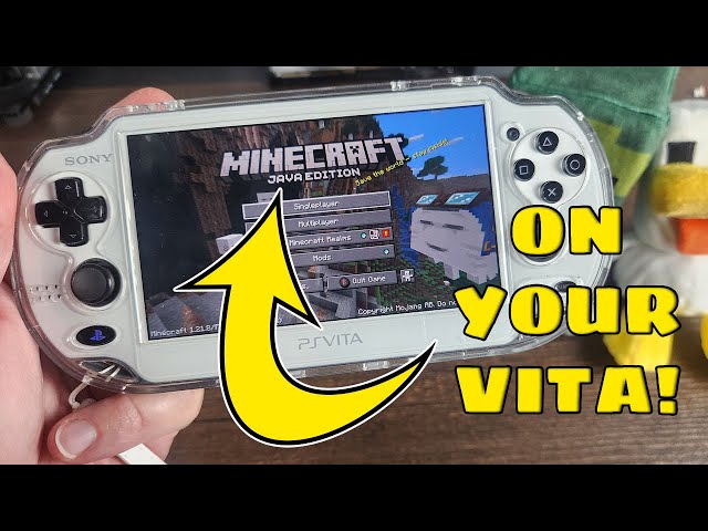 Play Java Minecraft on your PS Vita in 2025