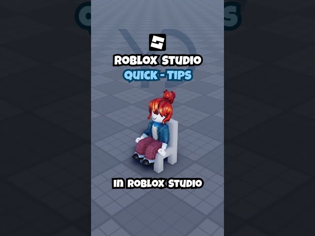 RSQT: How to Make Characters Sit in Roblox Studio #Shorts #RobloxDev