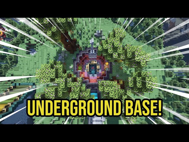Minecraft Underground Base Design #shorts