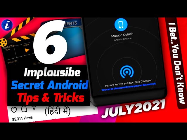 Superior 6 Secret Android Tips And Tricks 2021| August2021