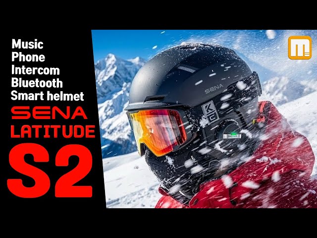 The Best Winter Smart Helmet ❄️ New Sena Latitude S2 Winter Helmet #Snowboard #Cycling #Ski #ebike