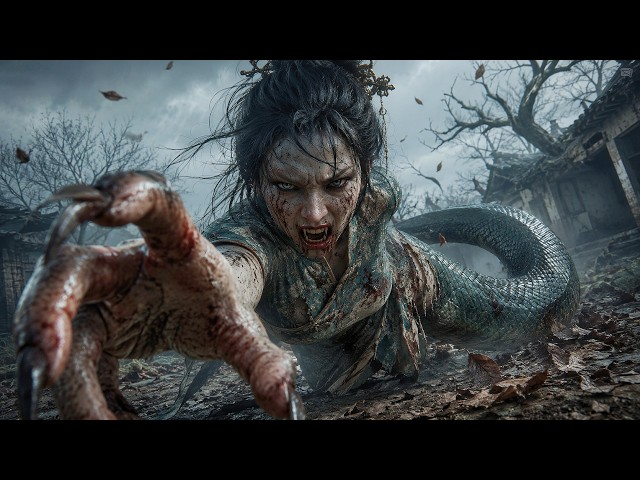 【FULL MOVIE 4K】Horror Mutant Snake Woman Swallows Her Own Sister Whole!