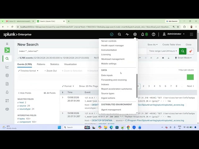 Splunk SOC Analyst  Splunk Installation on Windows, splunk, splunk soc analyst, splunk installation