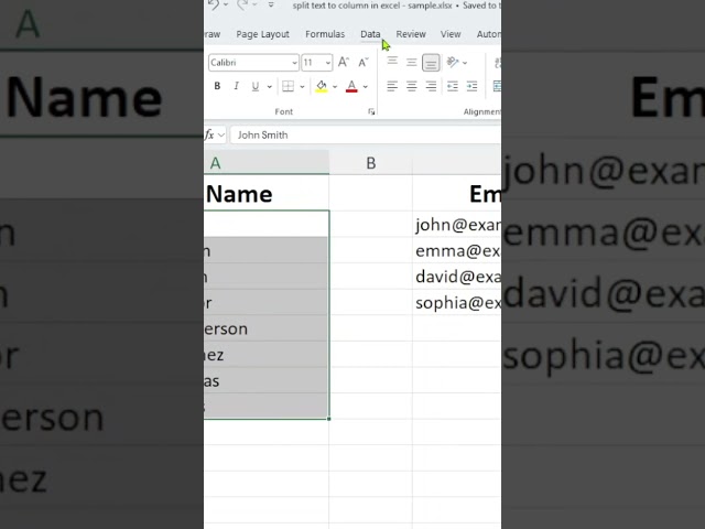 How to Split Text into Columns in Excel (Fast & Easy)