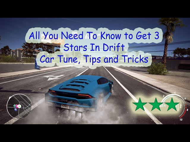 NFS Payback - 3 Stars in all Drift Zones Tips/Car Tune Easy Guide