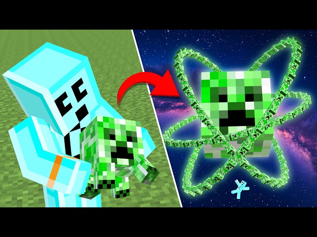 Evolving my Creeper in Minecraft