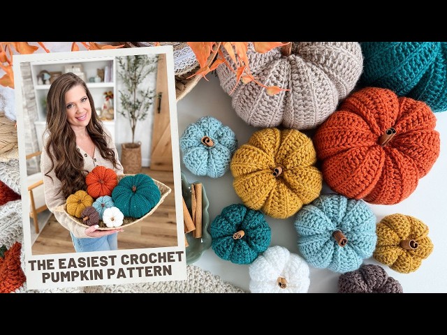 Easiest Crochet Pumpkin Pattern for Beginners | Quick & Easy Fall Crochet