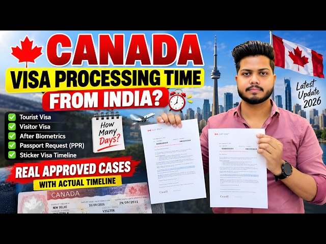 🇨🇦 Canada Tourist Visa Processing Time 2026! How Long Does It Take?